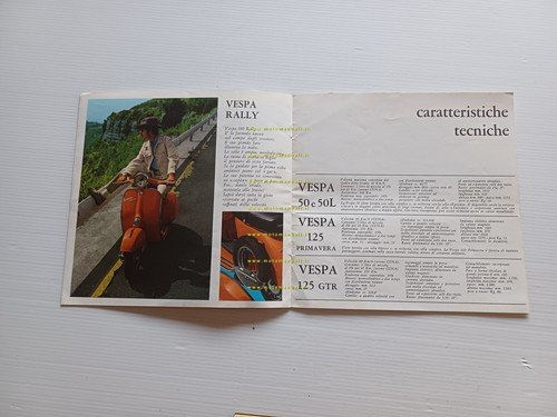 Piaggio Vespa 50- 125 Primavera - 125 GTR - 150 …