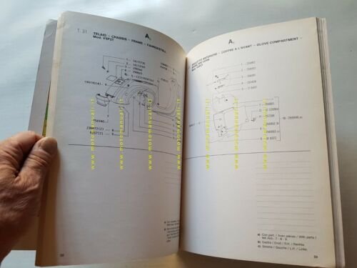Piaggio Vespa 50 Automatica 1990 catalogo ricambi originale spare parts …