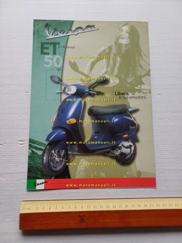Piaggio Vespa 50 ET2- ET4 depliant italiano originale