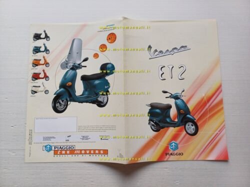 Piaggio Vespa 50 ET2 depliant originale ITALIANO