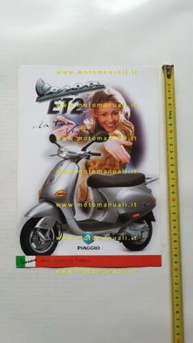 Piaggio Vespa 50 ET2 iniezione 2000 depliant originale ITALIANO brochure