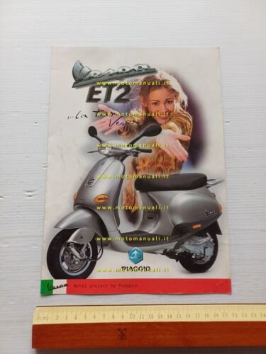 Piaggio Vespa 50 ET2 Iniezione depliant italiano originale