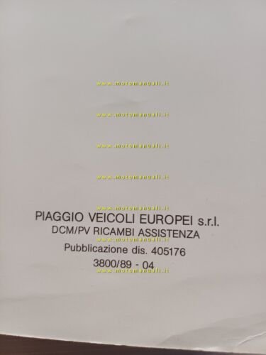 Piaggio Vespa 50 N Speedmatic V5P1T 1989 AGGIORNAMENTO catalogo ricambi
