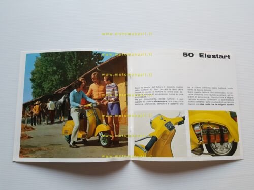 Piaggio Vespa 50 r - Special - Elestart 1970 depliant …