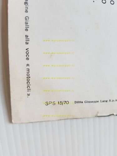 Piaggio Vespa 50 r - Special - Elestart 1970 depliant …