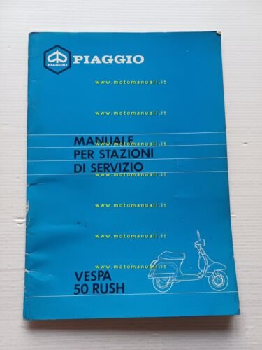 Piaggio Vespa 50 Rush 1988 manuale officina italiano originale workshop …