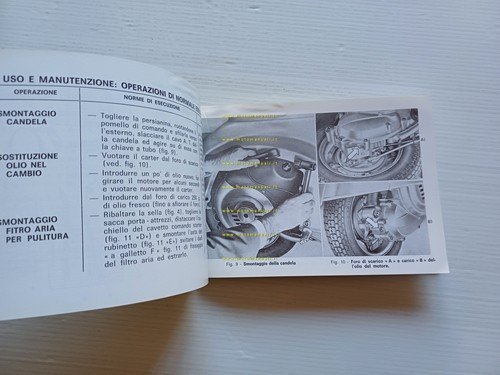 Piaggio Vespa 50-Special-Elestart 1973 manuale uso manutenzione originale V5A-B
