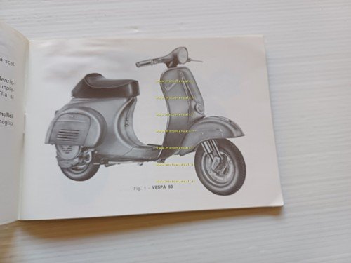 Piaggio Vespa 50-Special-Elestart 1973 manuale uso manutenzione originale V5A-B