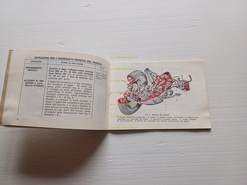 Piaggio Vespa 50-Special-Elestart 1973 manuale uso manutenzione originale V5A-B