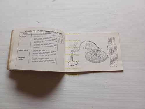 Piaggio Vespa 50-Special-Elestart 1973 manuale uso manutenzione originale V5A-B