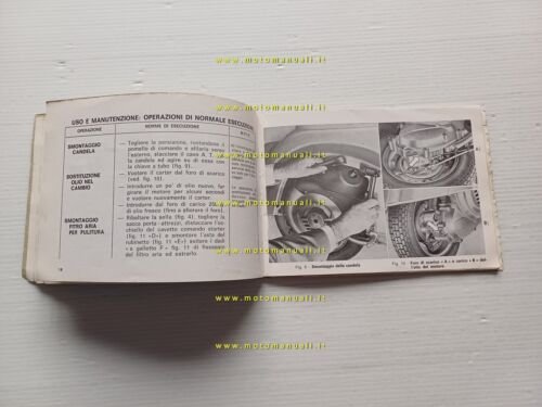 Piaggio Vespa 50-Special-Elestart 1973 manuale uso manutenzione originale V5A-B