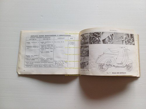 Piaggio Vespa 50-Special-Elestart 1973 manuale uso manutenzione originale V5A-B