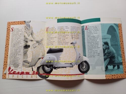 Piaggio Vespa 50 Special Revival (V5R1T) 1991 depliant originale italiano