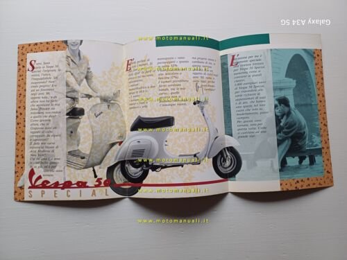 Piaggio Vespa 50 Special Revival (V5R1T) 1991 depliant originale italiano