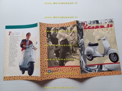 Piaggio Vespa 50 Special Revival (V5R1T) 1991 depliant originale italiano