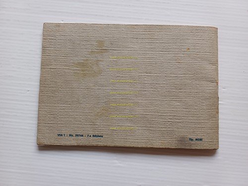 Piaggio Vespa 50 V5A 1 1966 manuale uso manutenzione originale …