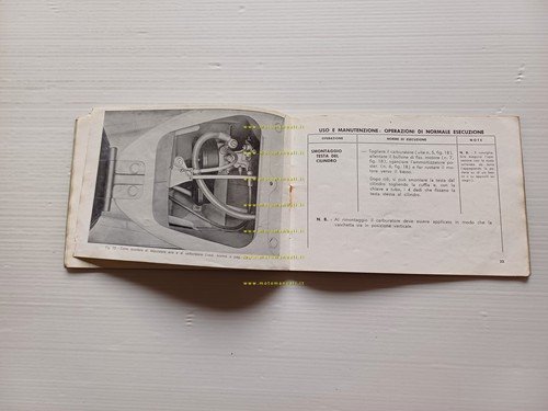 Piaggio Vespa 50 V5A 1 1966 manuale uso manutenzione originale …