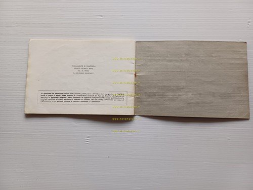 Piaggio Vespa 50 V5A 1 1966 manuale uso manutenzione originale …