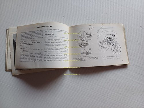 Piaggio Vespa 50 V5A 1 1967 manuale uso manutenzione libretto …