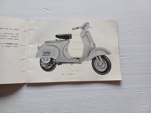 Piaggio Vespa 50 V5A 1 1967 manuale uso manutenzione libretto …