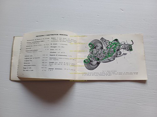 Piaggio Vespa 50 V5A 1 1967 manuale uso manutenzione libretto …