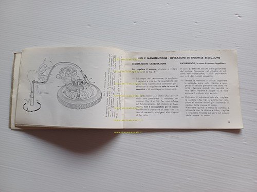 Piaggio Vespa 50 V5A 1 1967 manuale uso manutenzione libretto …