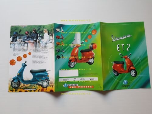Piaggio Vespa ET2 50 carburatore-iniezione 1997 depliant italiano originale