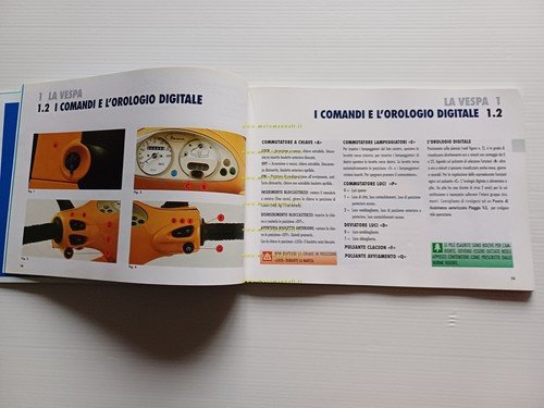 PIAGGIO VESPA ET4 125 1999 manuale uso manutenzione originale italiano