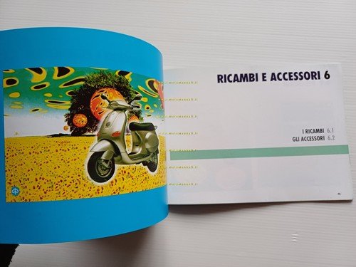 PIAGGIO VESPA ET4 125 1999 manuale uso manutenzione originale italiano