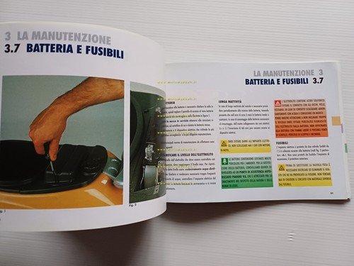 PIAGGIO VESPA ET4 125 1999 manuale uso manutenzione originale italiano