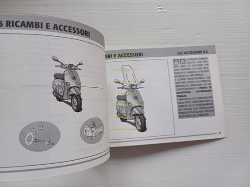 Piaggio Vespa ET4 50 2000 manuale uso manutenzione italiano originale