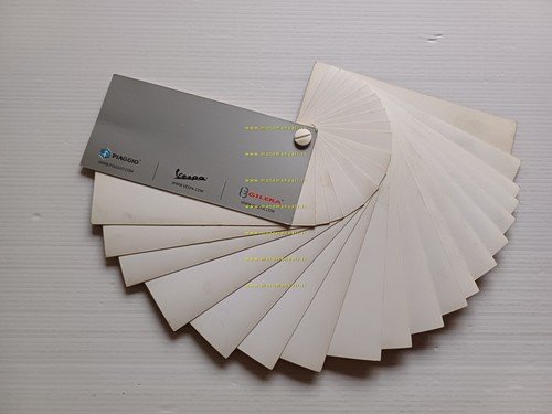 Piaggio Vespa Gilera mazzetta colori per tutti modelli anni 2000 …