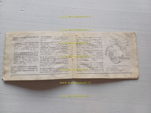 Piaggio Vespa GS 160 1962 manuale uso manutenzione libretto istruzioni …