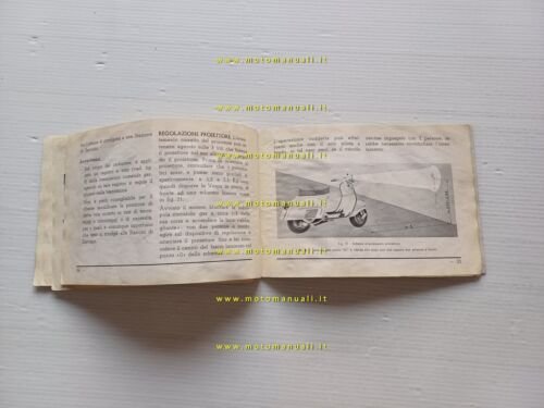 Piaggio Vespa GS 160 1962 manuale uso manutenzione libretto istruzioni …