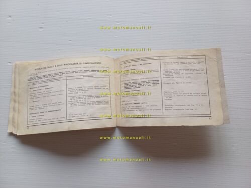 Piaggio Vespa GS 160 1962 manuale uso manutenzione libretto istruzioni …