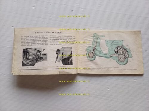 Piaggio Vespa GS 160 1962 manuale uso manutenzione libretto istruzioni …