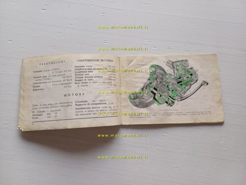 Piaggio Vespa GS 160 1962 manuale uso manutenzione libretto istruzioni …