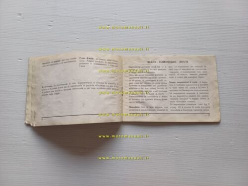 Piaggio Vespa GS 160 1962 manuale uso manutenzione libretto istruzioni …