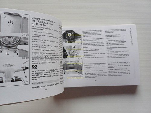 Piaggio Vespa GTS 250 ie 2005 manuale uso manutenzione libretto …