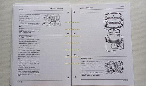 Piaggio Vespa LX 125 - 150 4T 2003 manuale officina …