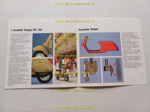 Piaggio Vespa PK 125 - PK 125 S 1983 depliant …