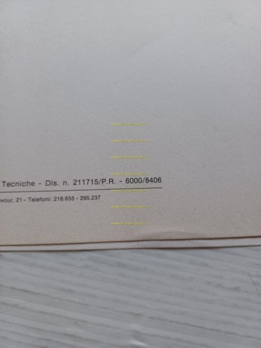 Piaggio Vespa PK 125 Automatica 1984 tavole illustrate catalogo ricambi