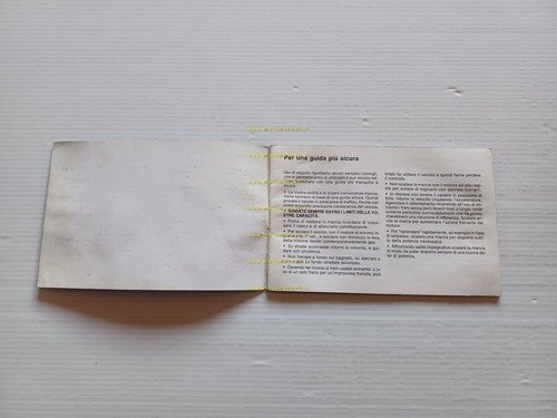 Piaggio Vespa PK 125 FL VMX7T 1990 manuale uso libretto …