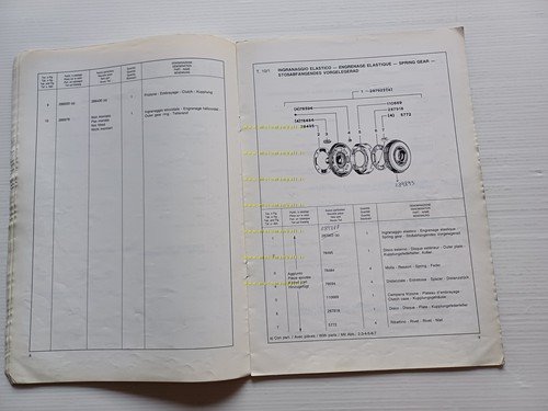Piaggio VESPA PK 125 FL2 VMX7T 1990 VARIANTE catalogo ricambi …