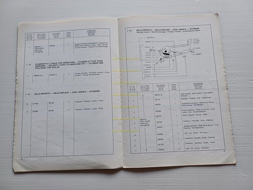 Piaggio VESPA PK 125 FL2 VMX7T 1990 VARIANTE catalogo ricambi …