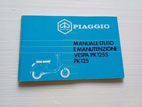 Piaggio Vespa PK 125 S - PK 125 1982 manuale …