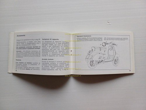 Piaggio Vespa PK 125 S Automatica 1984 manuale uso manutenzione …