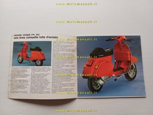 Piaggio Vespa PK 50 - PK 50 S 1983 depliant …