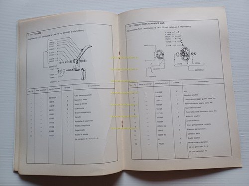 Piaggio VESPA PK 50 N V5X5T 1989 catalogo ricambi VARIANTE …