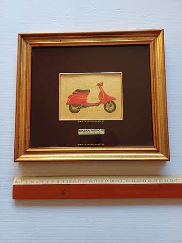 Piaggio Vespa PK 50 quadretto lamina oro premio miglior venditore …